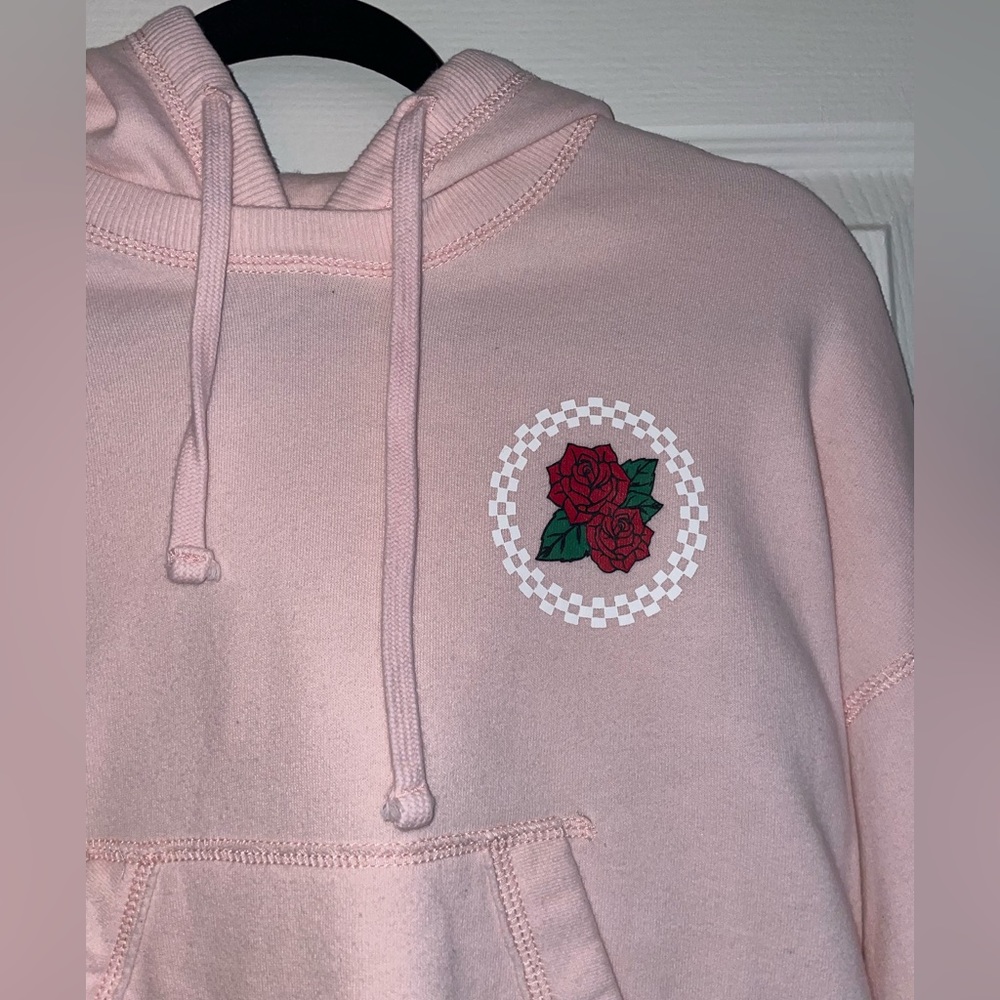 Hollister Rose Cropped Hoodie